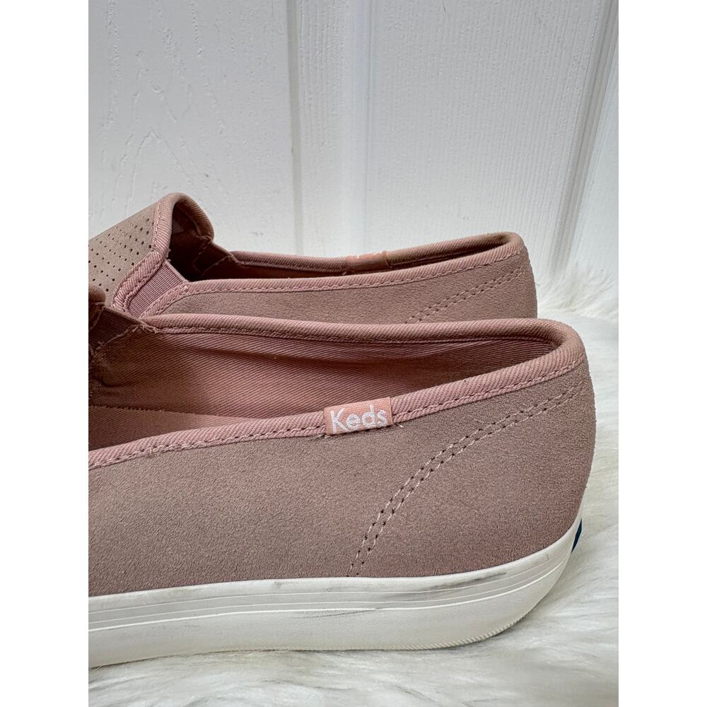 Keds Women's Double Decker Pink Suede Sneakers Size 9 - Picture 4 of 9